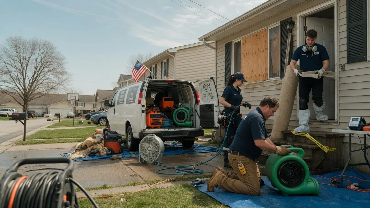 Water Damage Restoration in Milan, PA near me